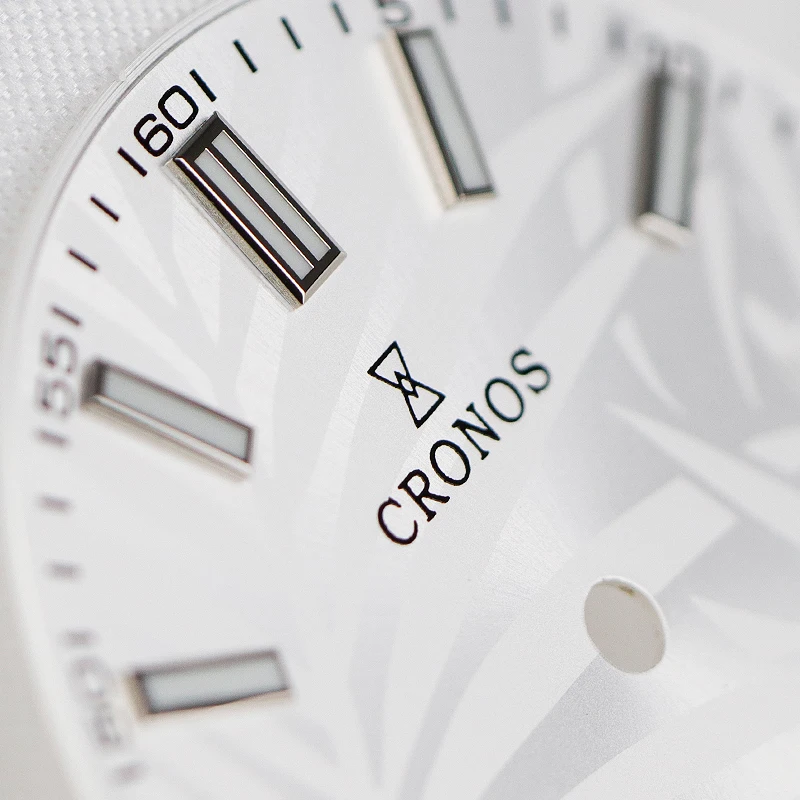 Cronos Watch Date Luxury Mens Dress Wristwatch