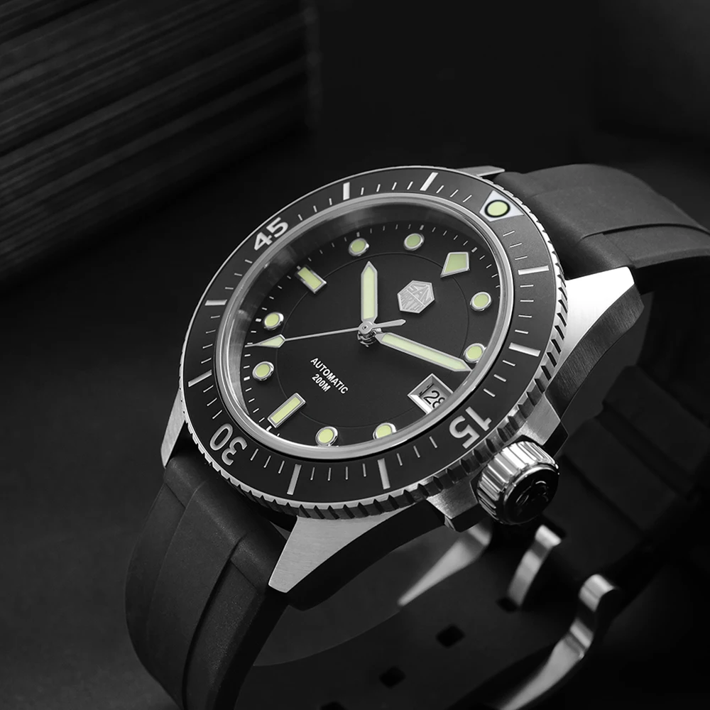 San Martin 200m Watch Diving Rubber Strap