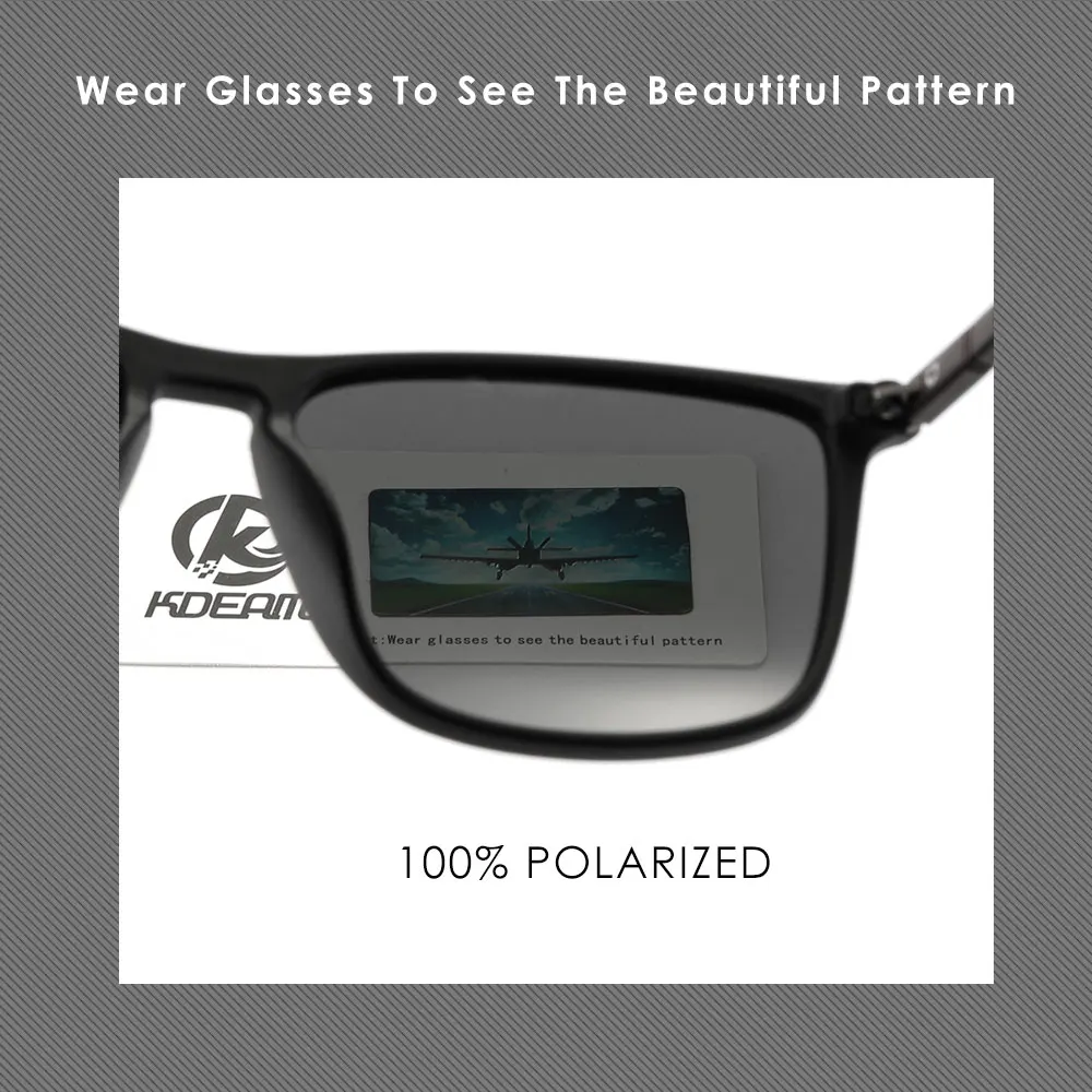 Luxury Polarized Sunglasses Retro Square