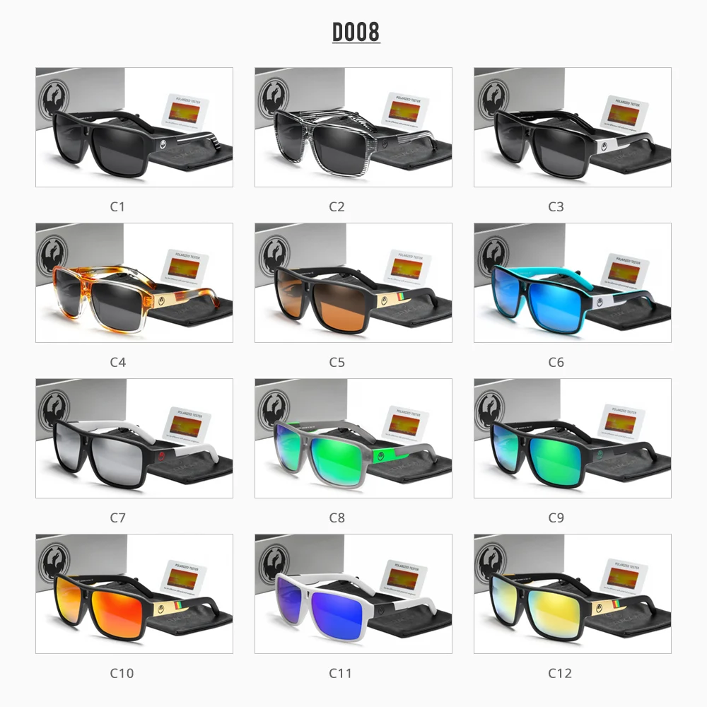 Polarized Dragon Fishing Sunglasses for Men Women