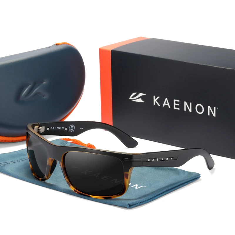 Square Polarized Sunglasses Unbreakable TR90 Frame