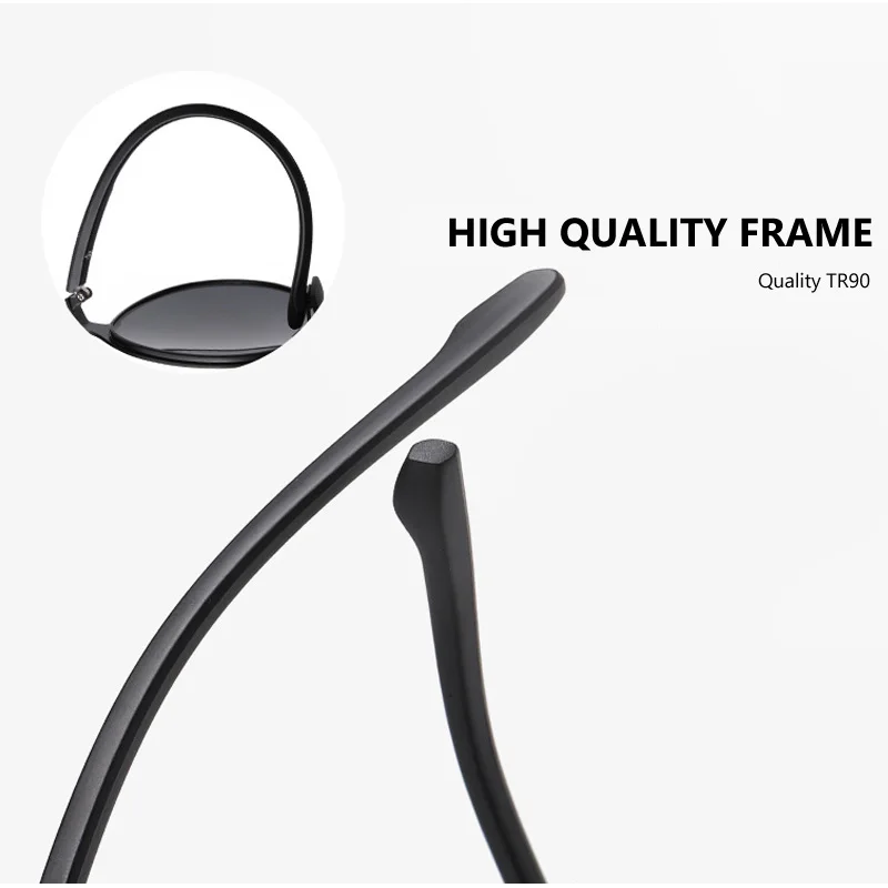 Womens Vintage Polarized Rimless Sunglasses