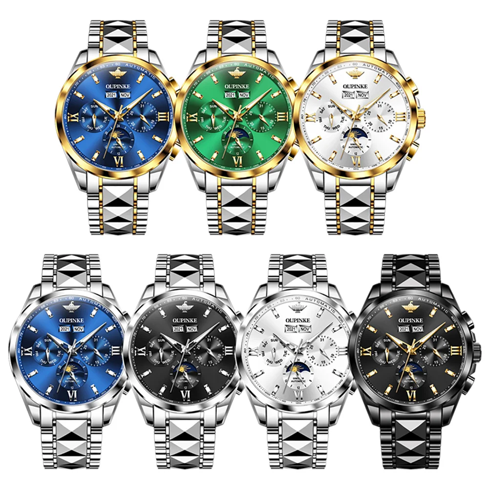 OUPINKE Watch Mechanical Self Winding Wristwatches