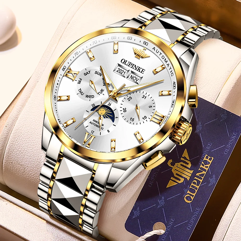 OUPINKE Watch Mechanical Self Winding Wristwatches