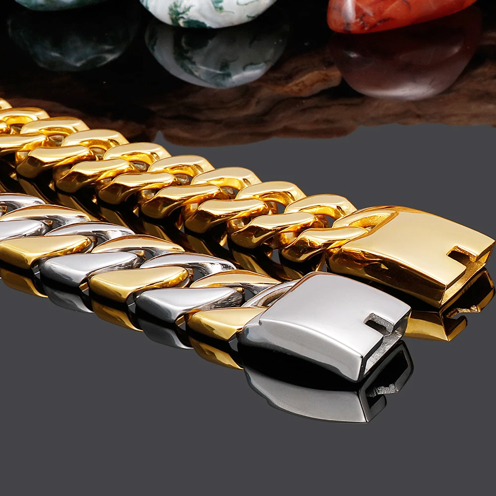 Men's Heavy Chunky Link Chain Bracelet
