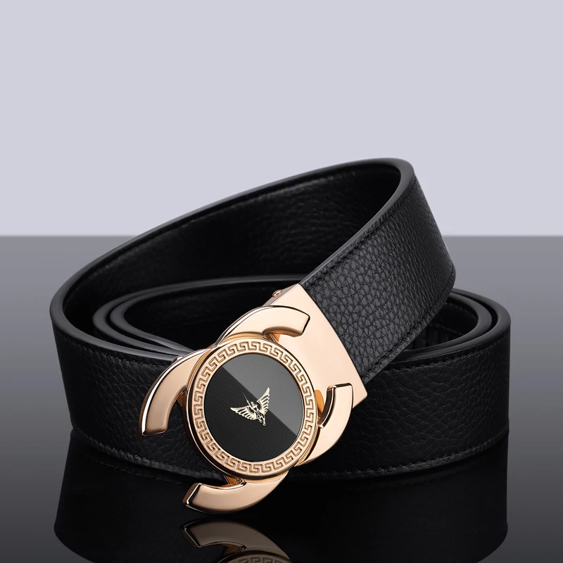 Perfect Fit Adjustable Full Grain Leather Belt