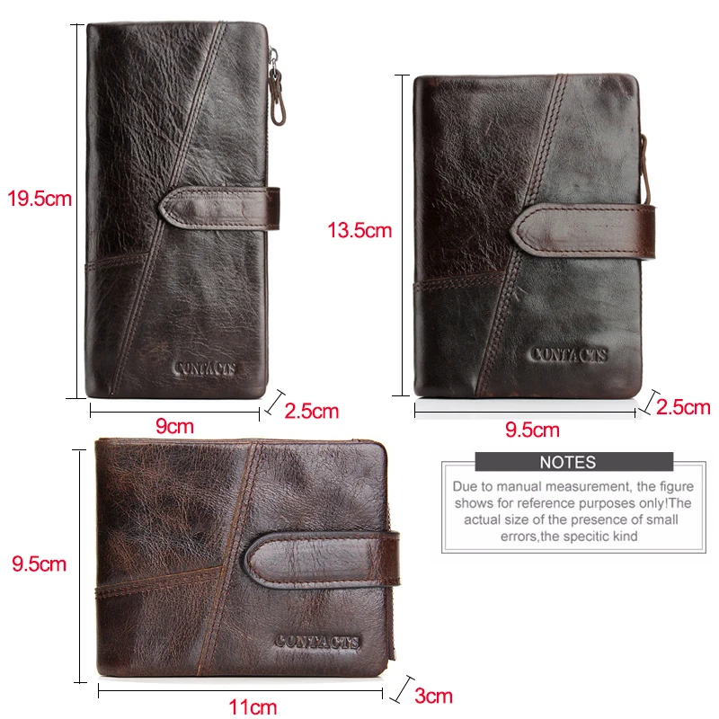Genuine Leather Men's Wallets With Card Holder