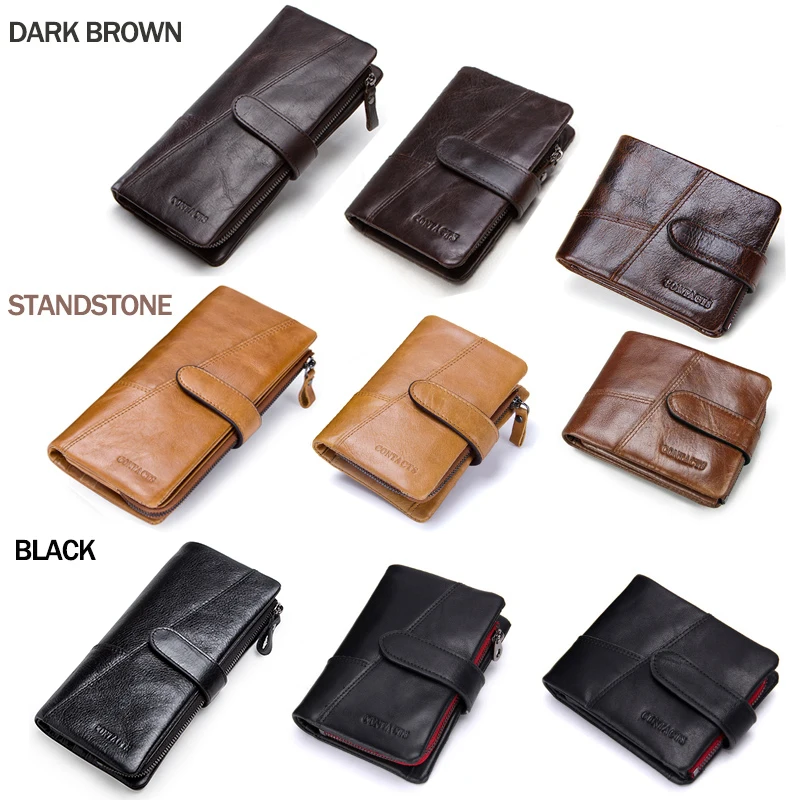 Genuine Leather Men's Wallets With Card Holder