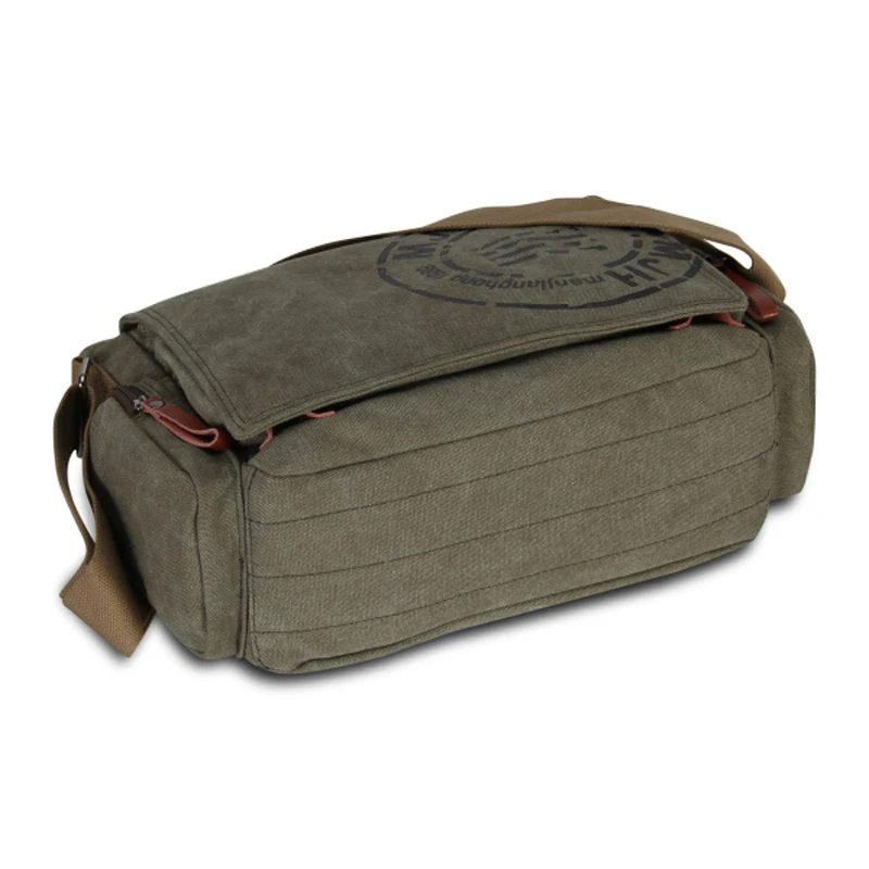 Quality-Tested Men's Canvas Messenger Bag