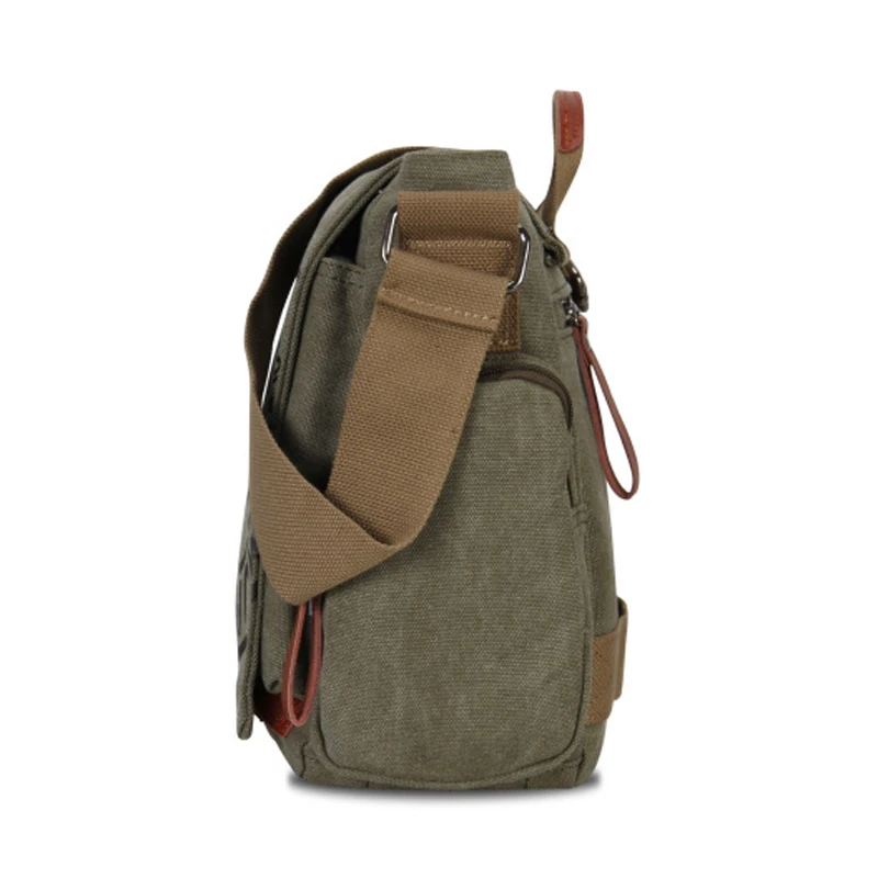 Quality-Tested Men's Canvas Messenger Bag