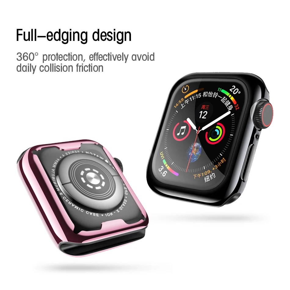 Watch Case for Apple 7/SE/6/5/4/3/2/1 38MM 40MM