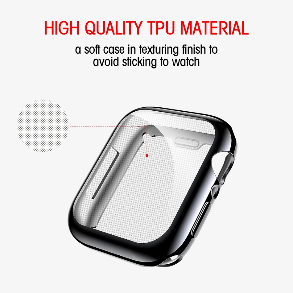 Watch Case for Apple 7/SE/6/5/4/3/2/1 38MM 40MM