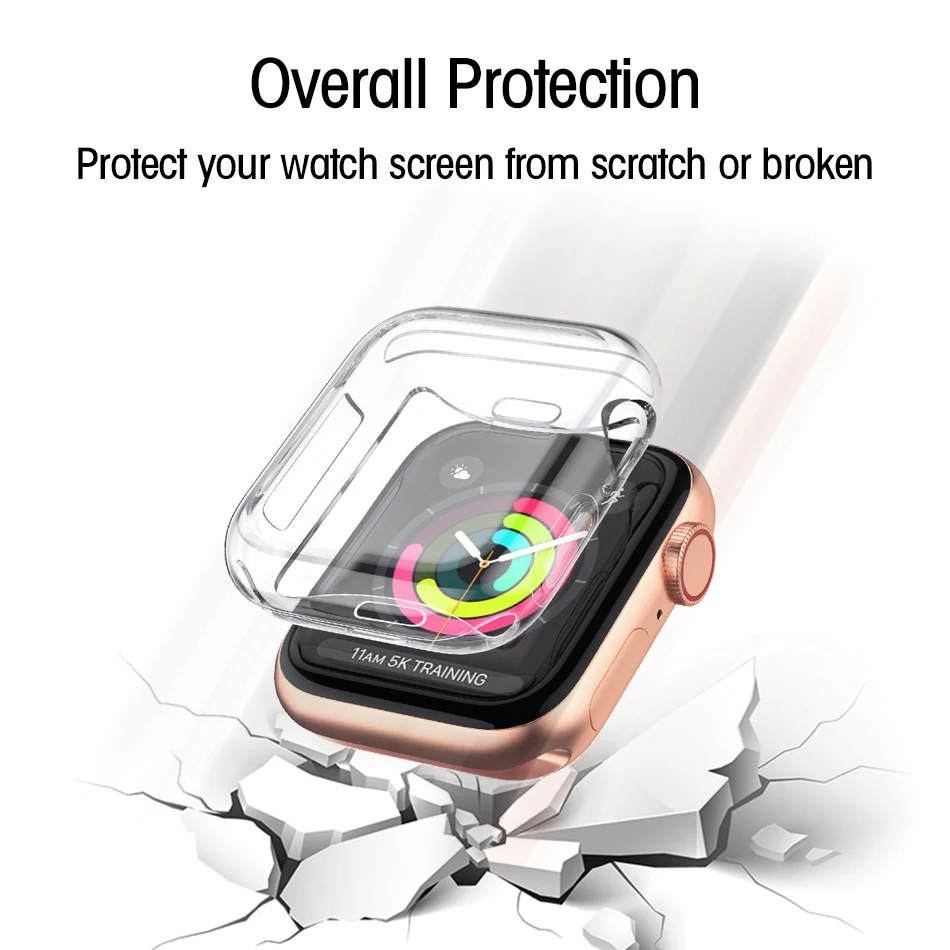Watch Case for Apple 7/SE/6/5/4/3/2/1 38MM 40MM