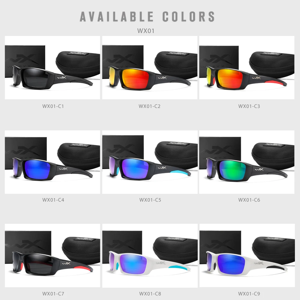 WILEYX Men's Sports Polarized Sunglasses UV400