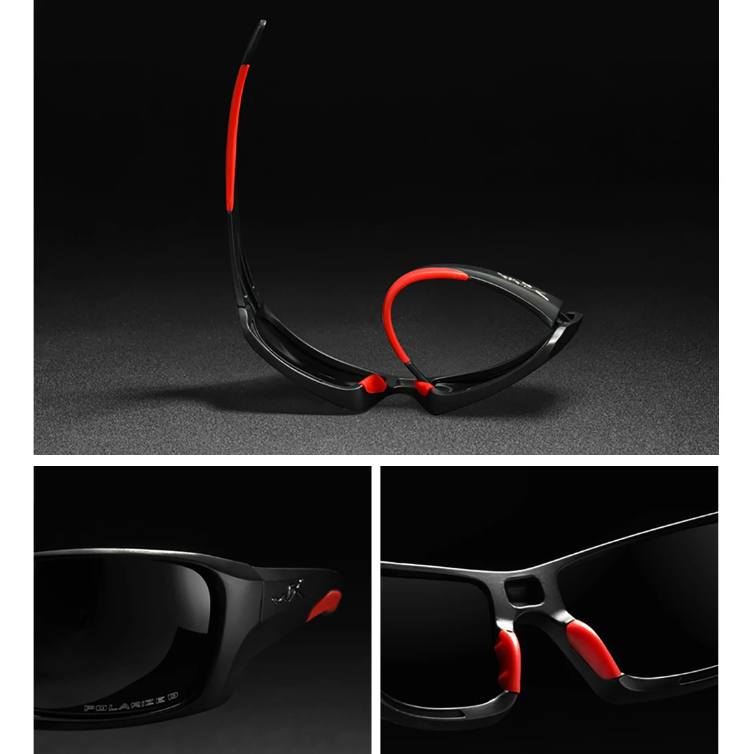 WILEYX Men's Sports Polarized Sunglasses UV400
