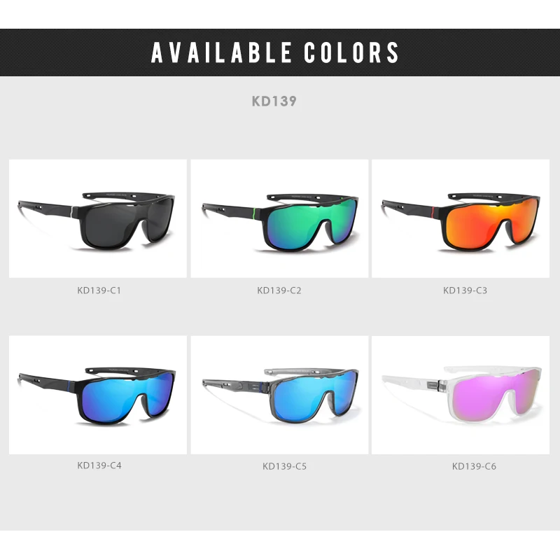 One Piece Shield Men's Polarized Sunglasses