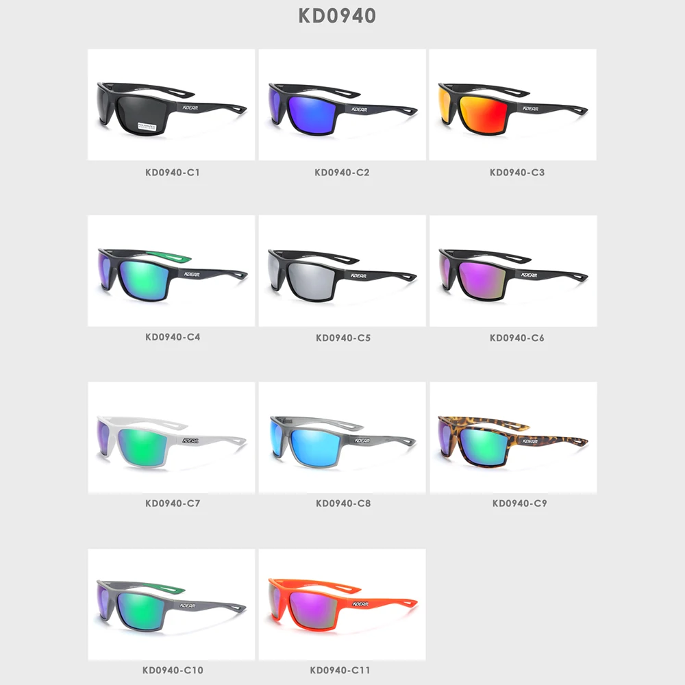 KDEAM Ultra Lightweight Polarized Sunglasses