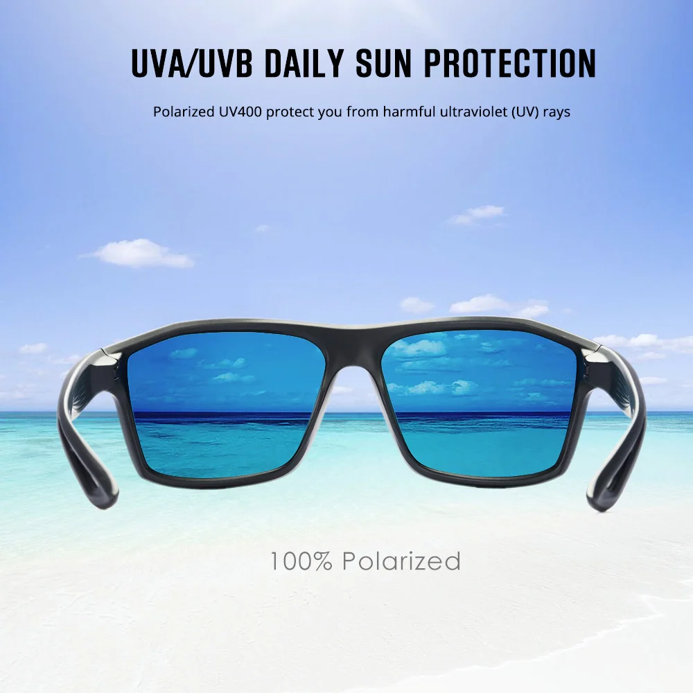 KDEAM Ultra Lightweight Polarized Sunglasses