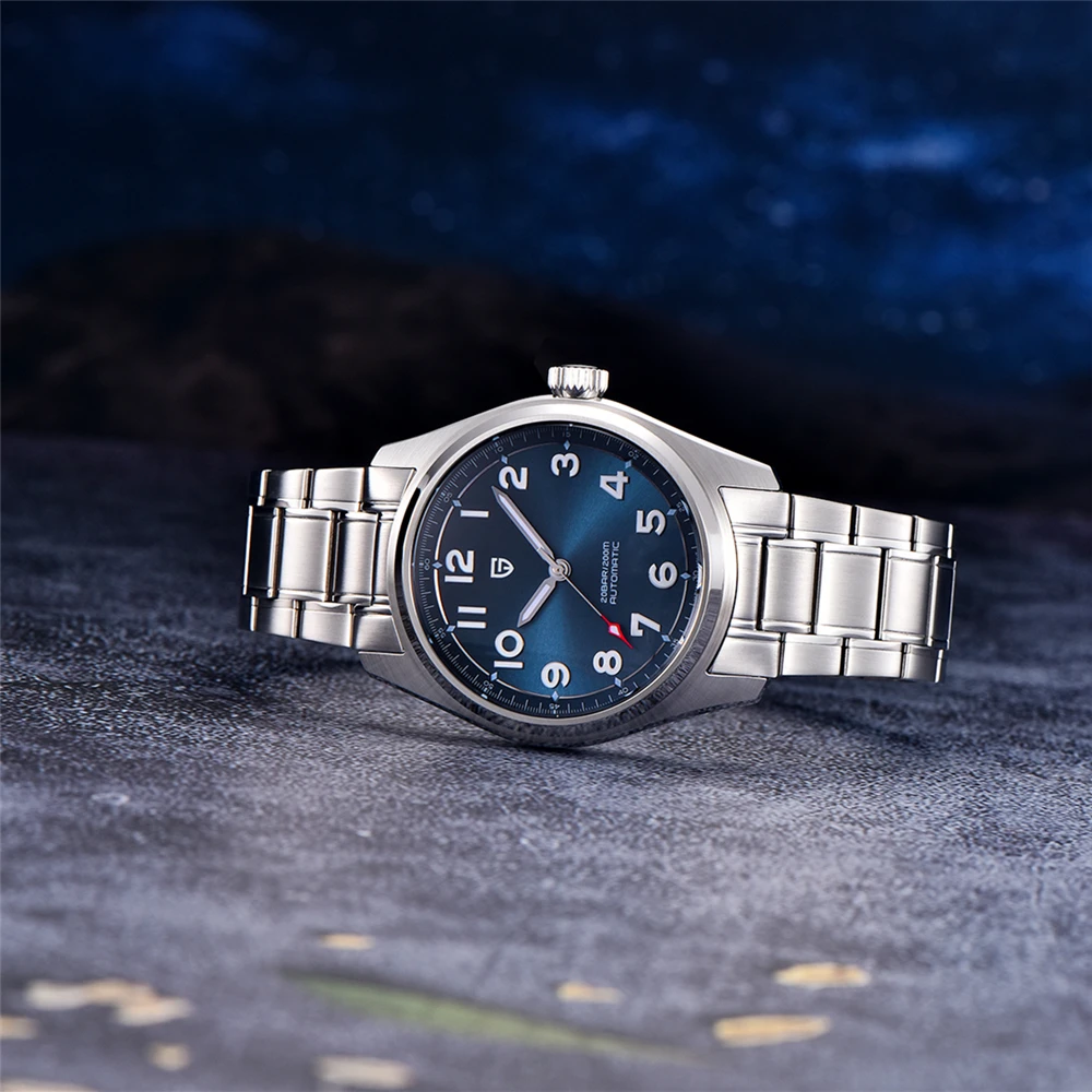 38mm Men's Pilot Automatic Mechanical Watch