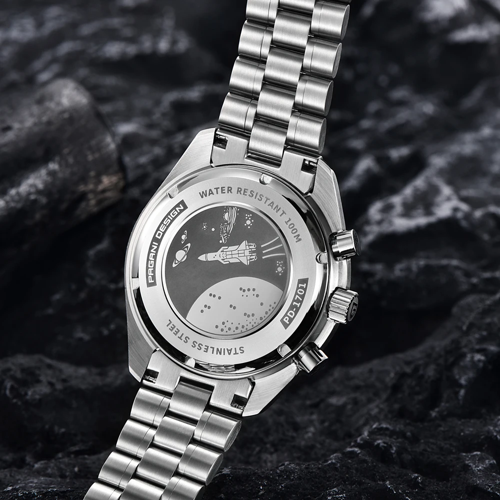 PAGANI DESIGN Men's Moonwatch Quartz Chronograph