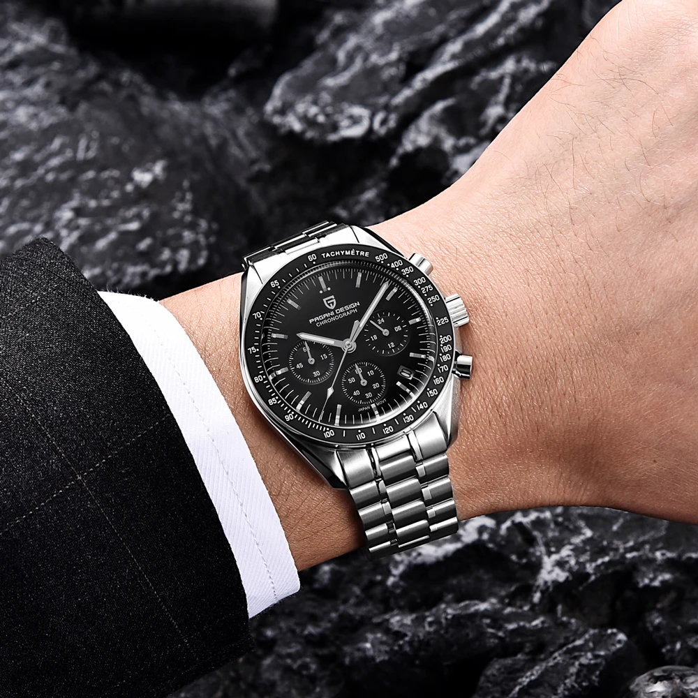 PAGANI DESIGN Men's Moonwatch Quartz Chronograph
