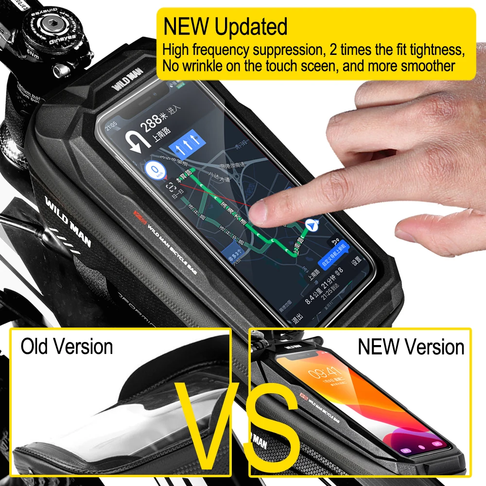 Bike Frame Bags Bicycle Smart Phone Mobile Case