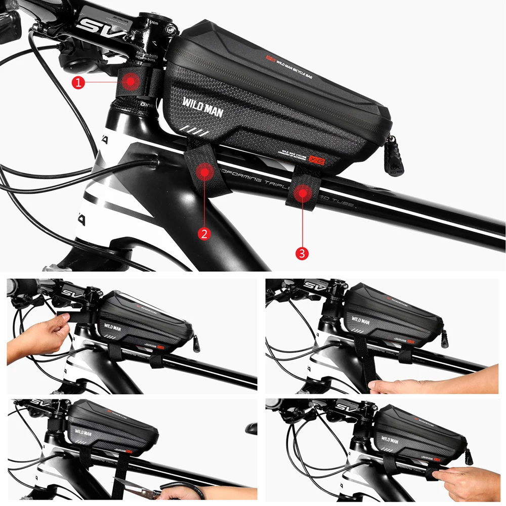 Bike Frame Bags Bicycle Smart Phone Mobile Case