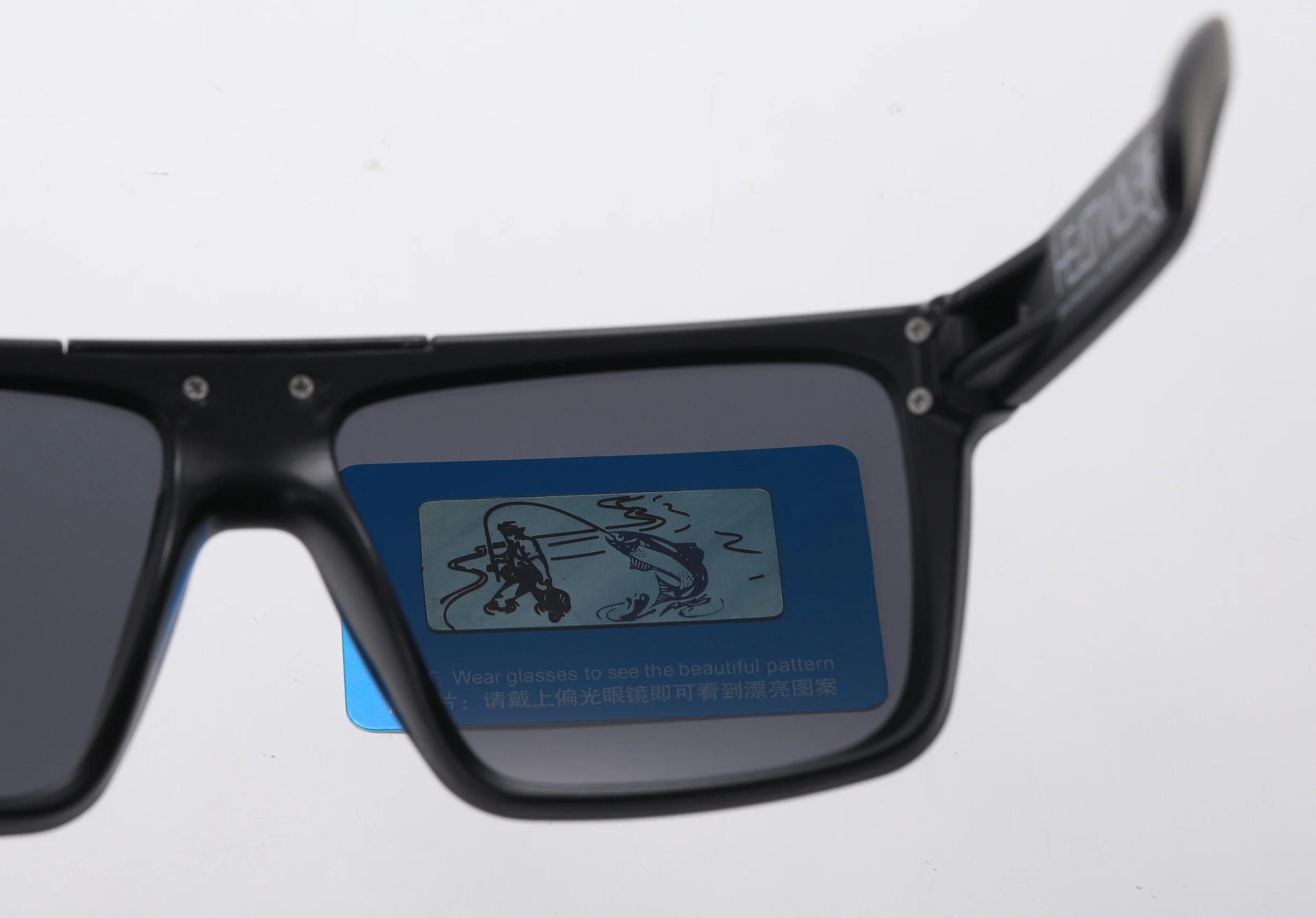 2022 One Piece Square Rimless Flat Top Sunglasses
