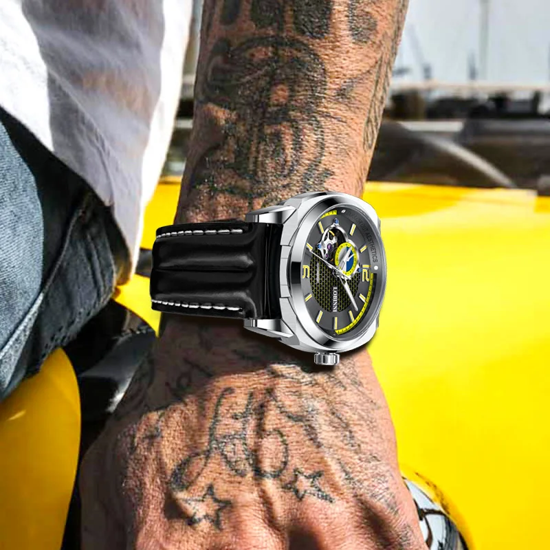 LOBINNI 2022 43mm Square NH39 Mechanical Watch