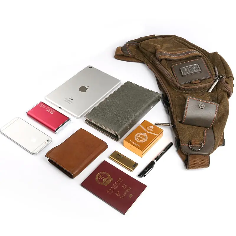 Retro Tactical Inspired Shoulder Sling Bag