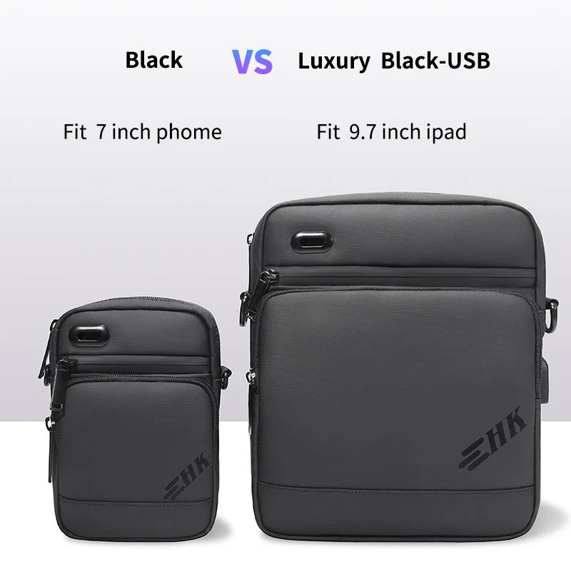 Men's Small Shoulder Bag for 9.7