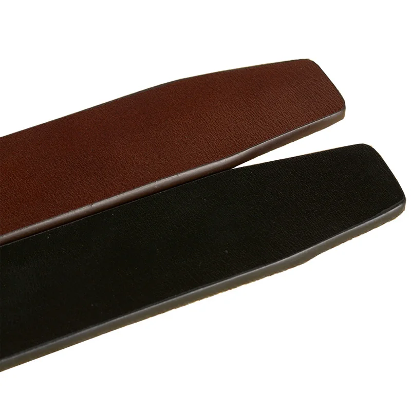 Western Snake Buckle Leather Automatic Belt