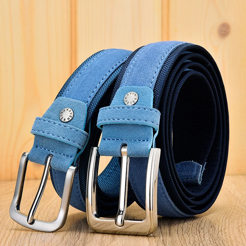 Men's Oxford Suede Leather Belt High Quality