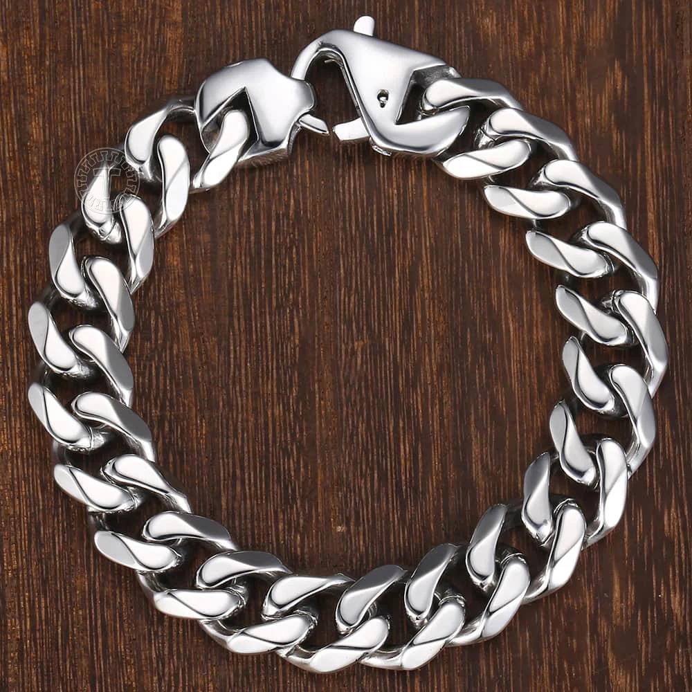 Matte Polished Men's Cuban Link Bracelet