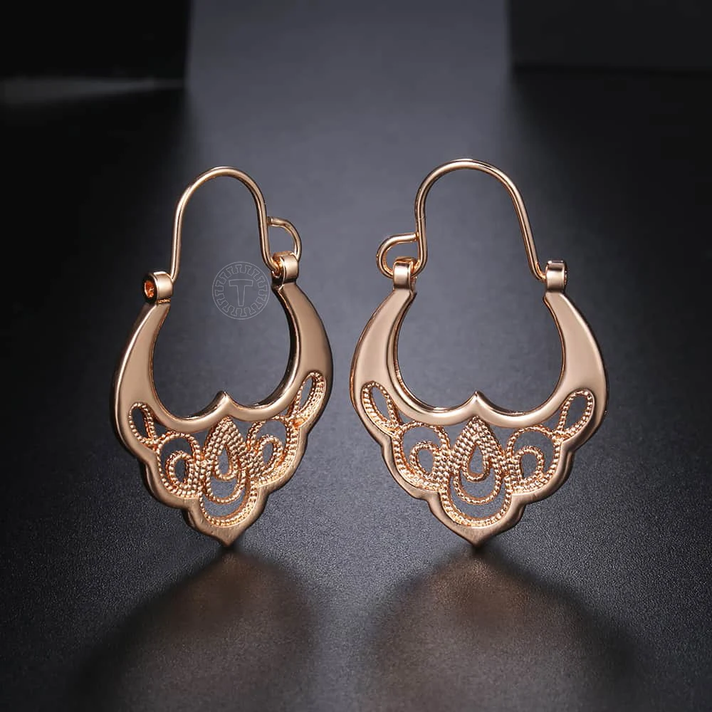585 Rose Gold Women's Drop Earrings