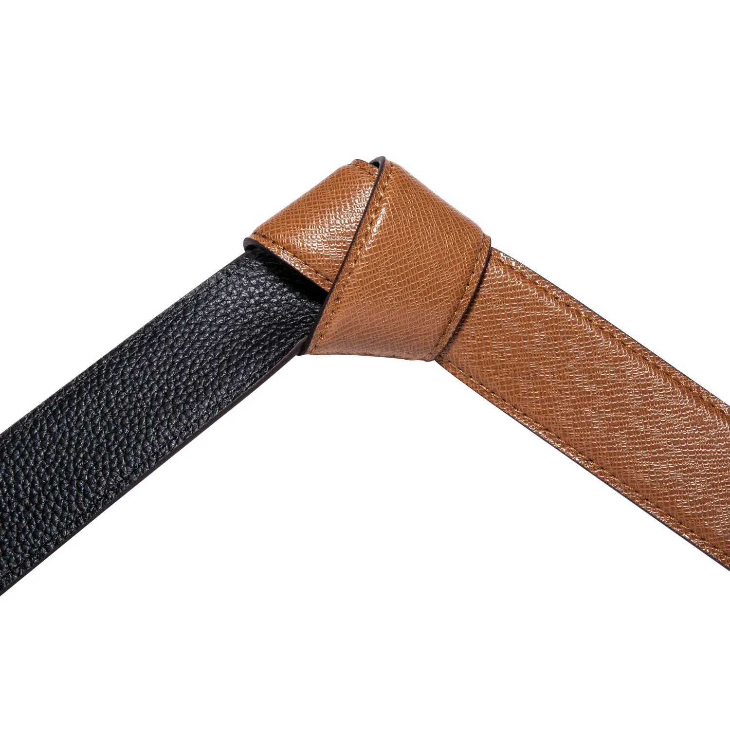Luxury Designer Belts for Men with Golden Buckle