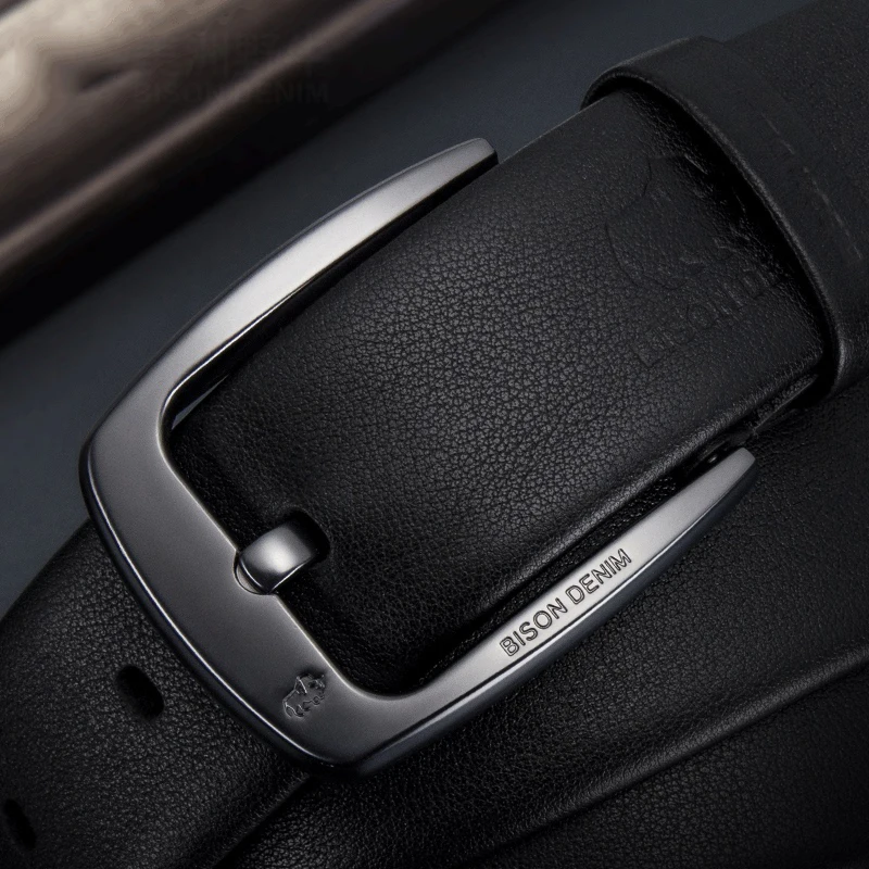 Classic Men’s Genuine Leather Casual Dress Belt