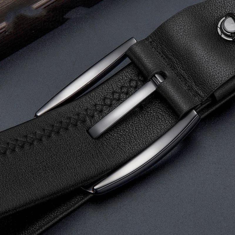 Classic Men’s Genuine Leather Casual Dress Belt