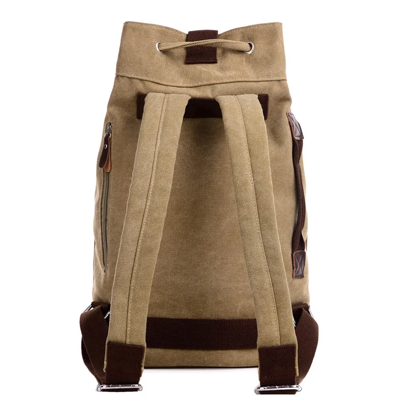 Canvas Vintage Backpack for School Hiking Travel