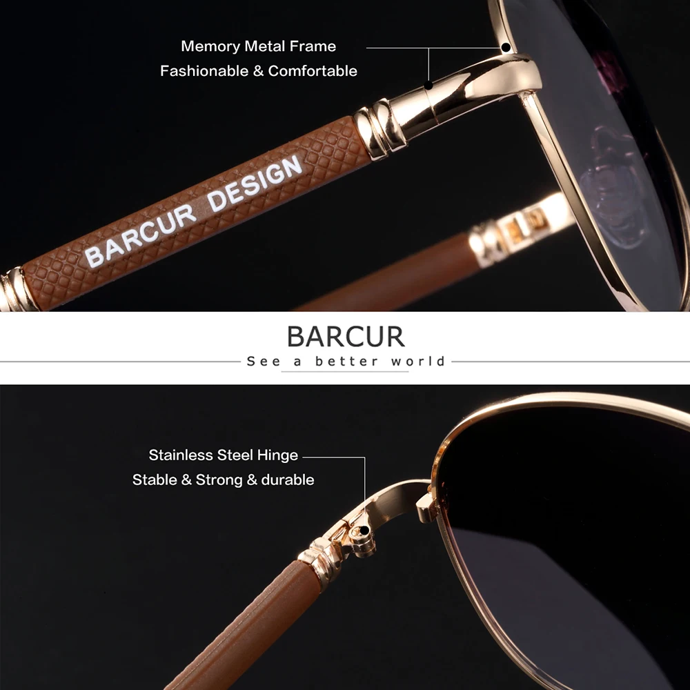 Design Titanium Alloy Polarized Mens Sunglasses