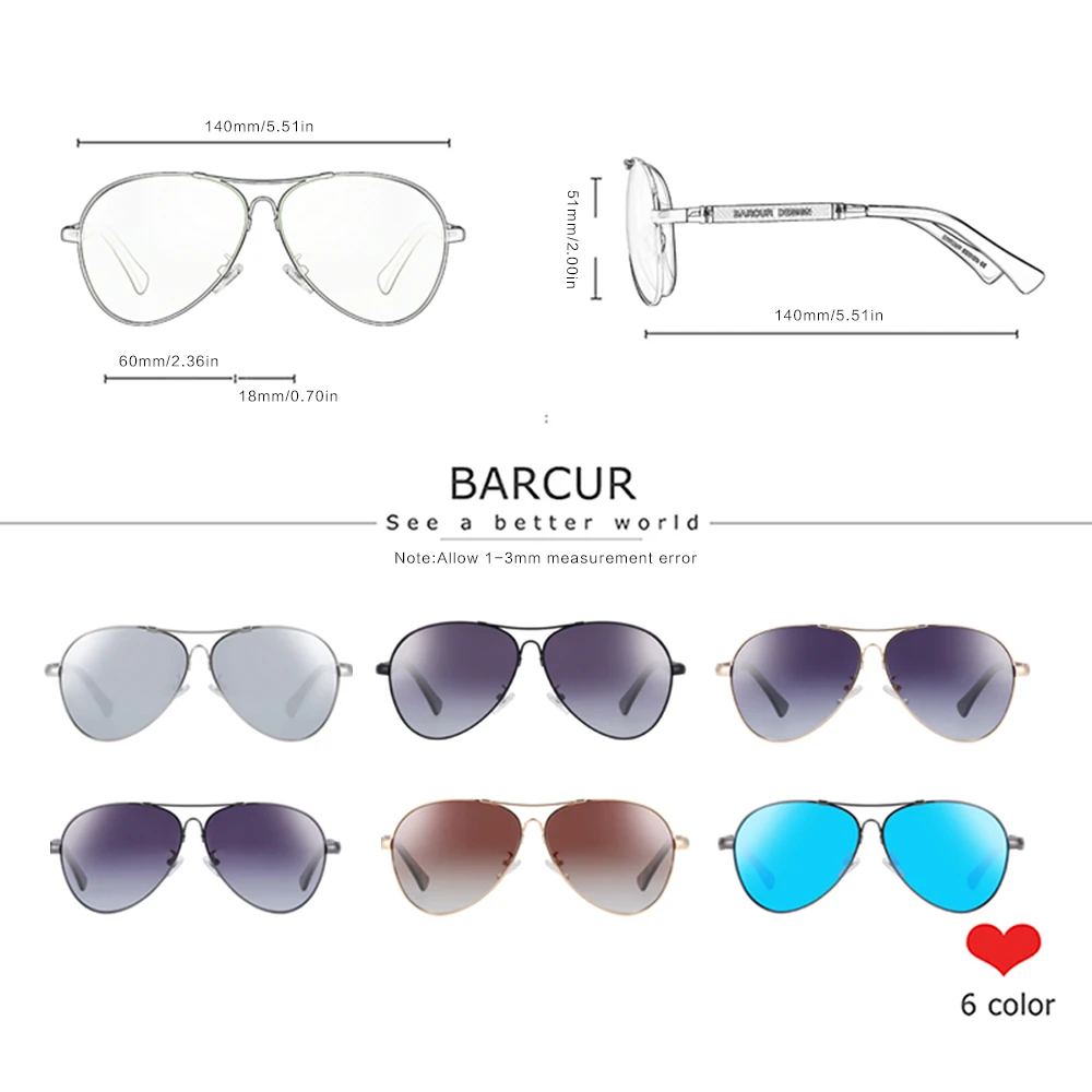 Design Titanium Alloy Polarized Mens Sunglasses