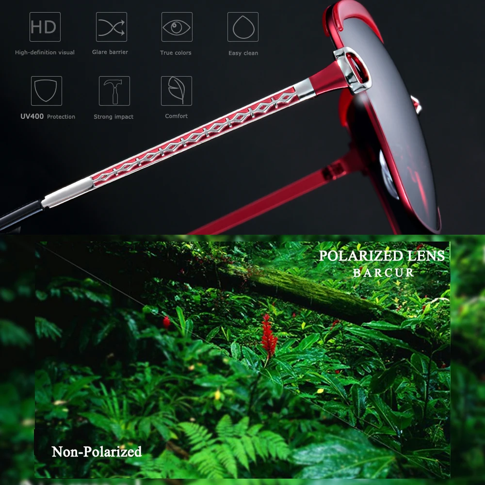 Polarized Sunglasses for Women Sensitive Eyes UV Protection