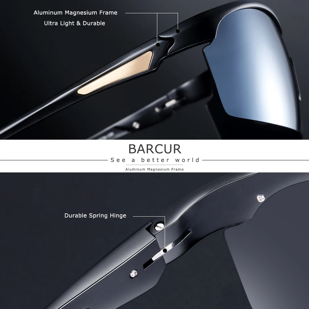 Polarized Aluminum Frame Sports Sunglasses