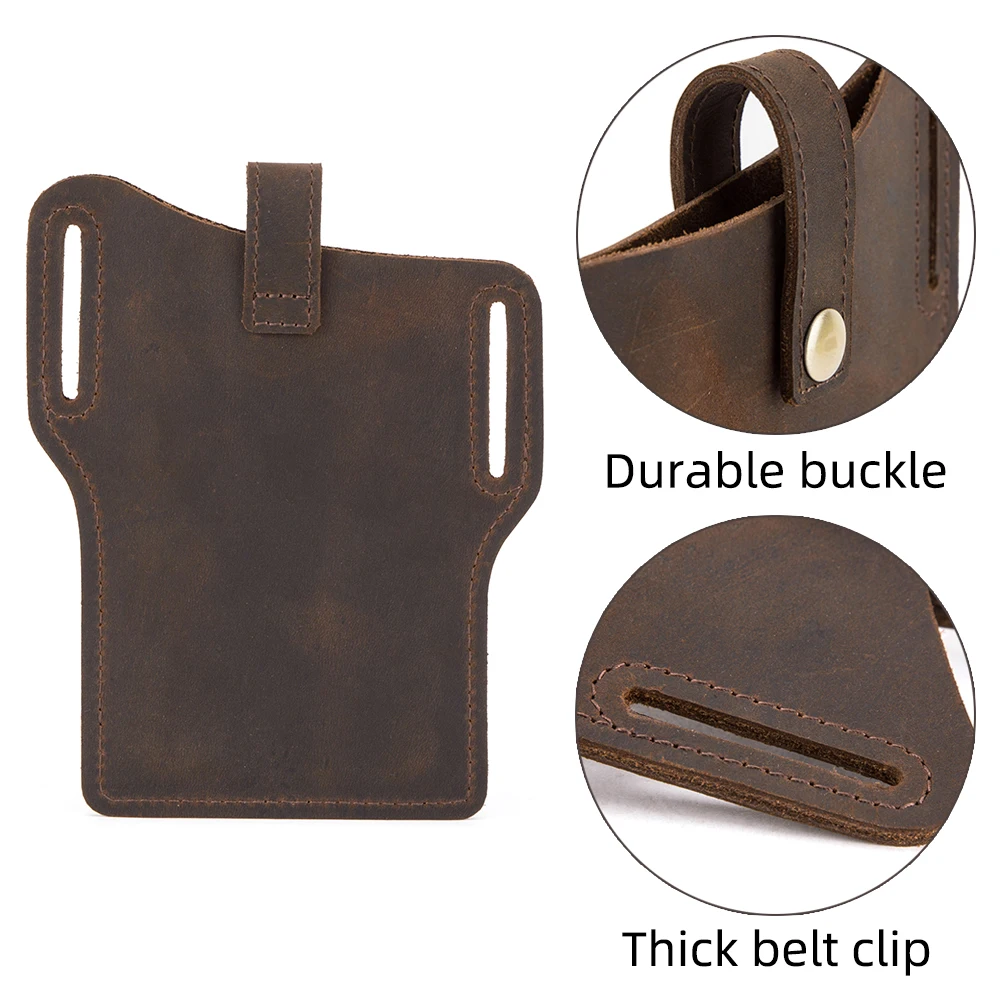 Leather Cellphone Belt Loop Holster for iPhone