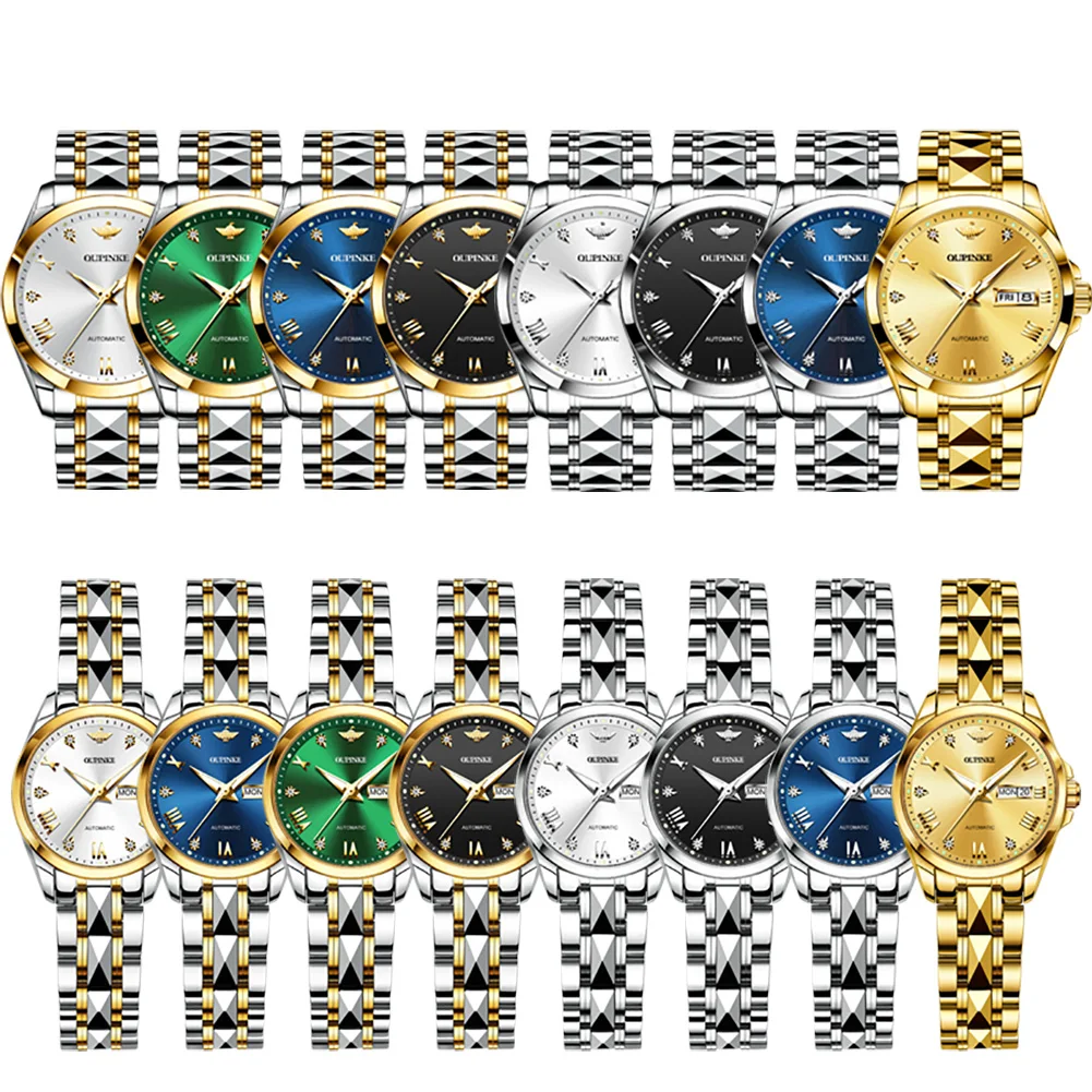 OUPINKE 3171 Luxury Couple Watches