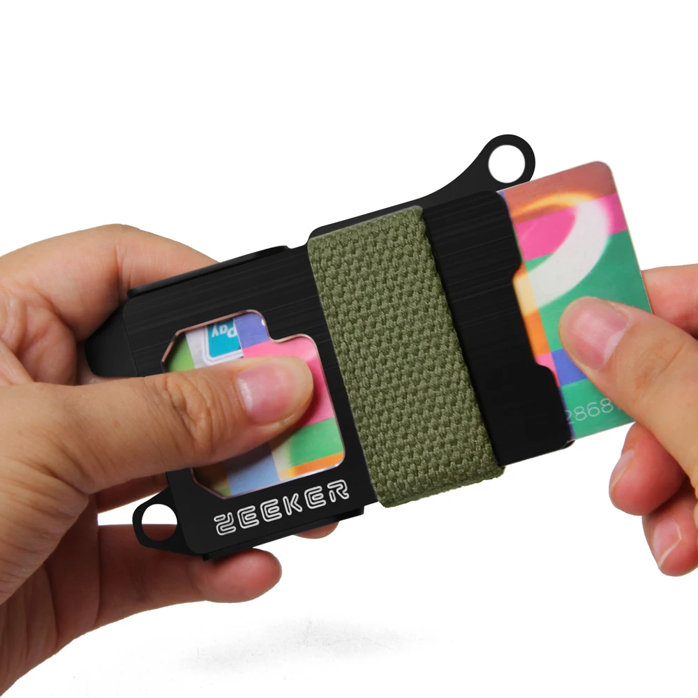 Compact Metal Wallet Bank Credit Card Holder