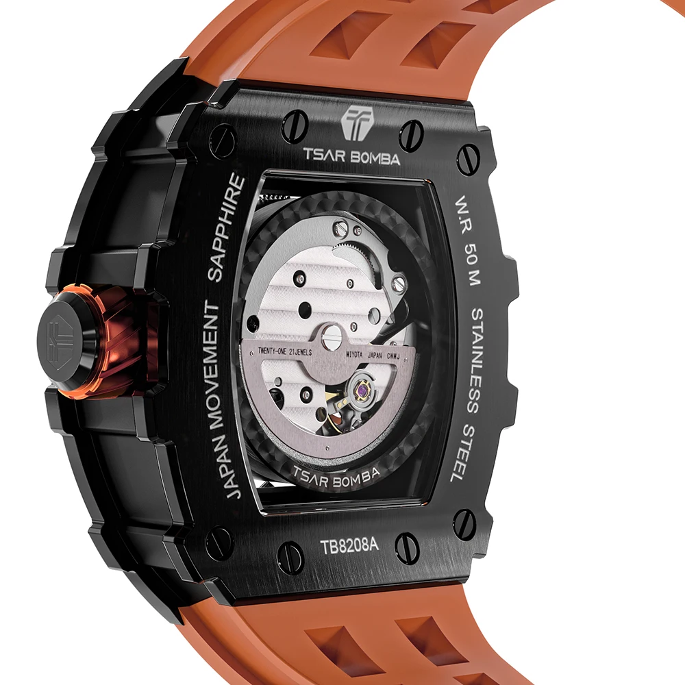 Tsar Bomba Skeleton Mechanical Men's Watch