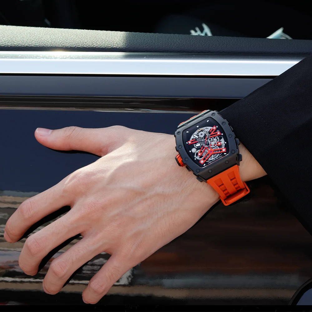 Tsar Bomba Skeleton Mechanical Men's Watch
