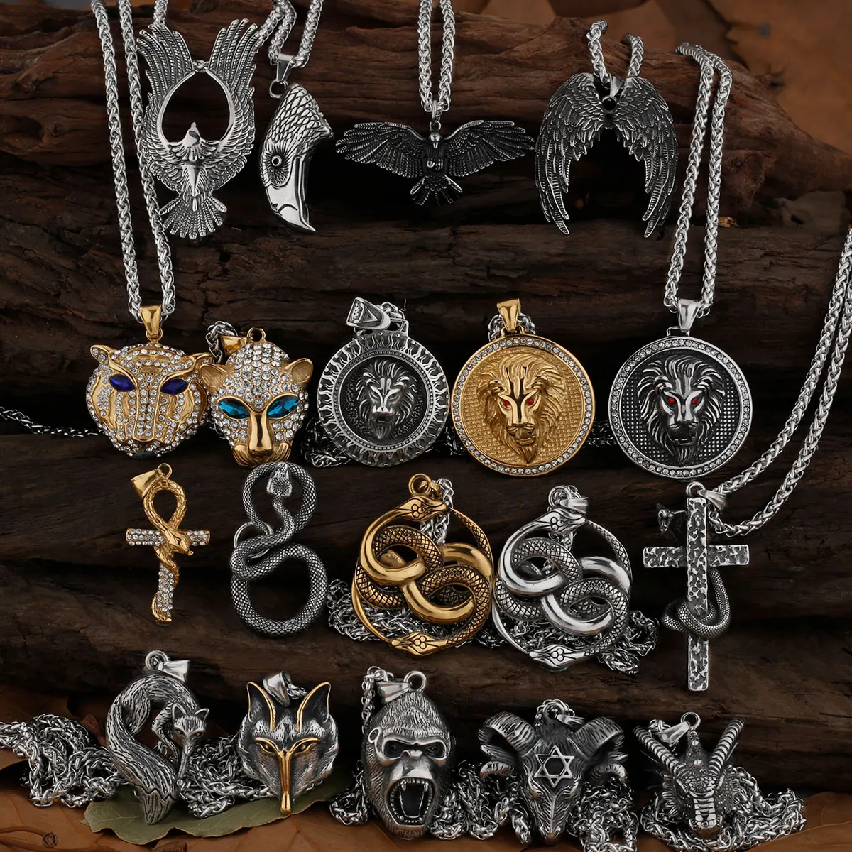 Stainless Steel Fashion Simple Exquisite Various Animal Pendants