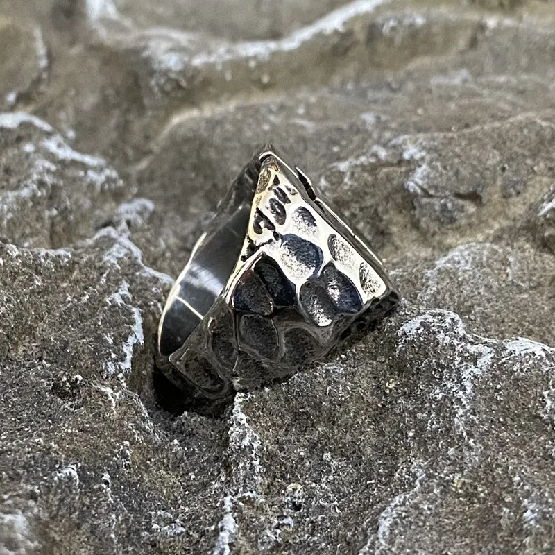 Cross Stainless Steel Ring God Faith Geometric